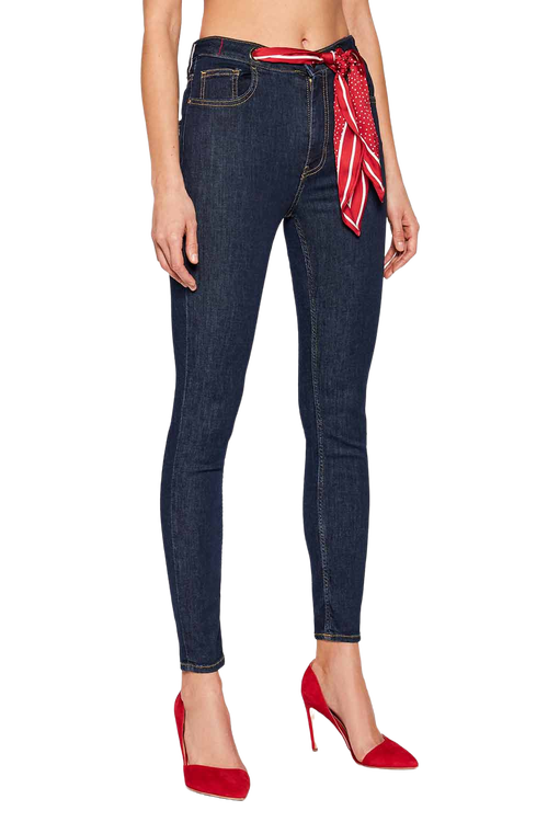 Skinny jeans – Guess, Modrá barva Ženy