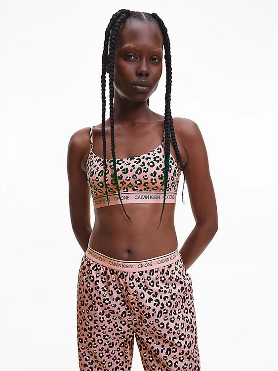 CK One Cotton braletka – Calvin Klein Underwear, Růžová barva Ženy