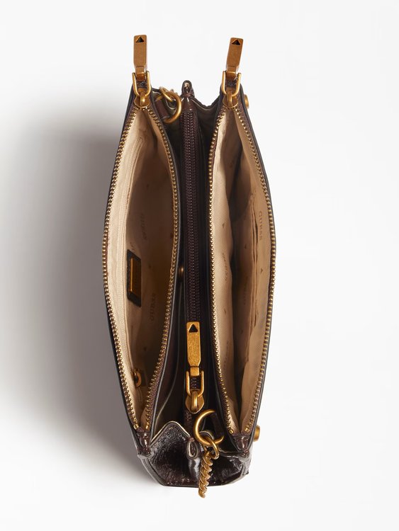 Módní Amantea crossbody, Hnědá barva, 2022