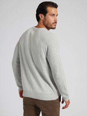 Leon svetr – Guess, Šedá barva Muži
