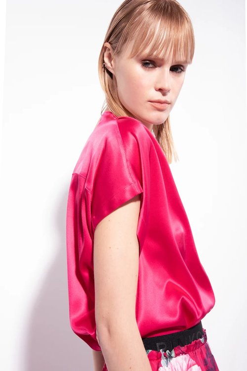 Luxusní Breve halenka, Růžová barva, 44