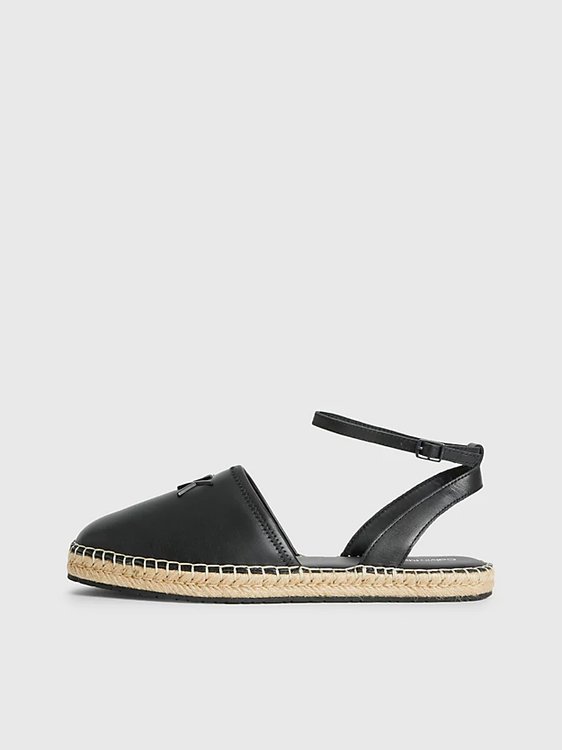 Calvin Klein Jeans – Hybrid espadrilky, Černá barva