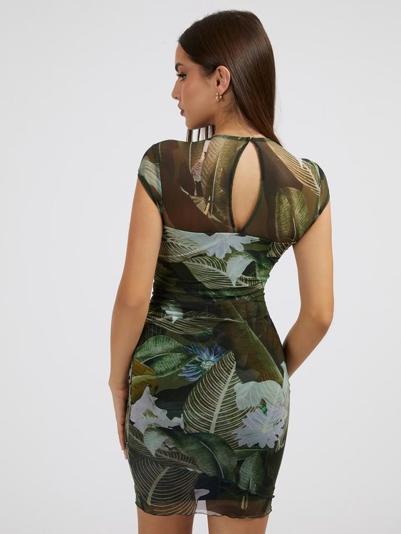 Módní Aida šaty, Zelená barva, 2023