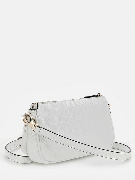 Noelle crossbody – GUESS, Bílá barva Ženy