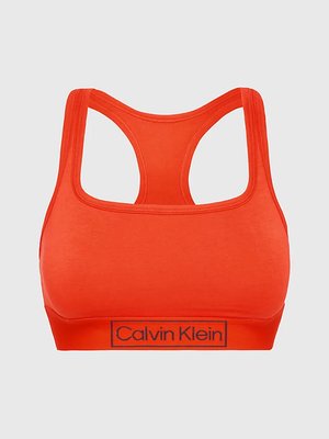 Calvin Klein Underwear – Modern Cotton podprsenka, Oranžová barva