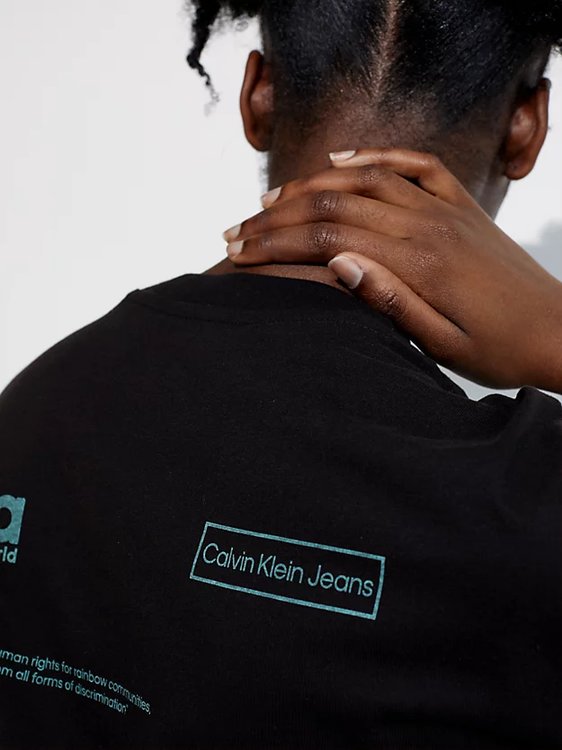 Calvin Klein Jeans, Černá barva Empower Slogan triko