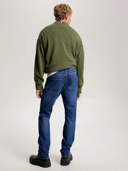 Módní Straight Denton jeany, Modrá barva, 2023