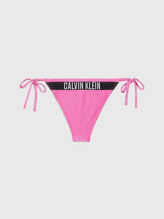Calvin Klein Swimwear – Intense Power Rib plavky, Růžová barva