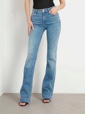 GUESS – Sexy Boot Power jeans, Modrá barva