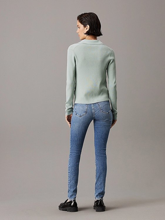 Mid Rise Skinn jeans – Calvin Klein Jeans, Modrá barva Ženy