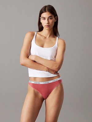 Calvin Klein Underwear – Modern Logo bikiny, Červená barva