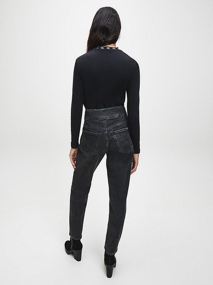 Módní Ck Logo Triko, Černá barva, 2021, 2020