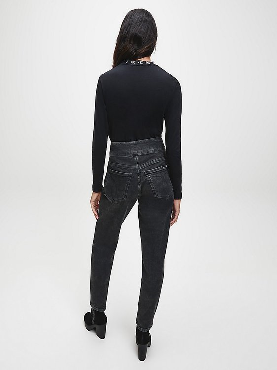 Módní Ck Logo Triko, Černá barva, 2021, 2020