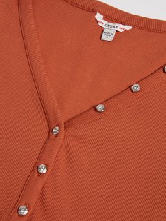 Top s dlouhým rukávem Oranžová barva Ženy 1