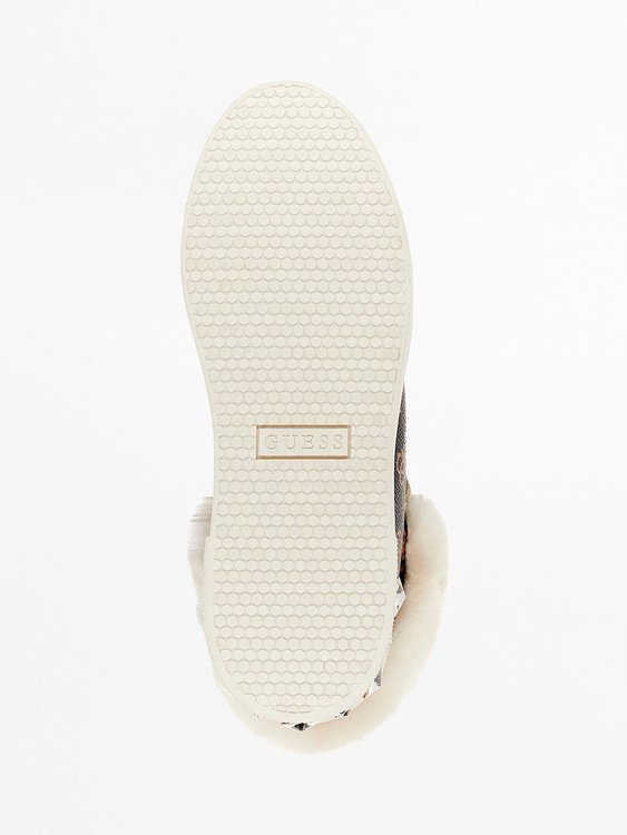 Ruke zimní tenisky Hnědá barva Ženy