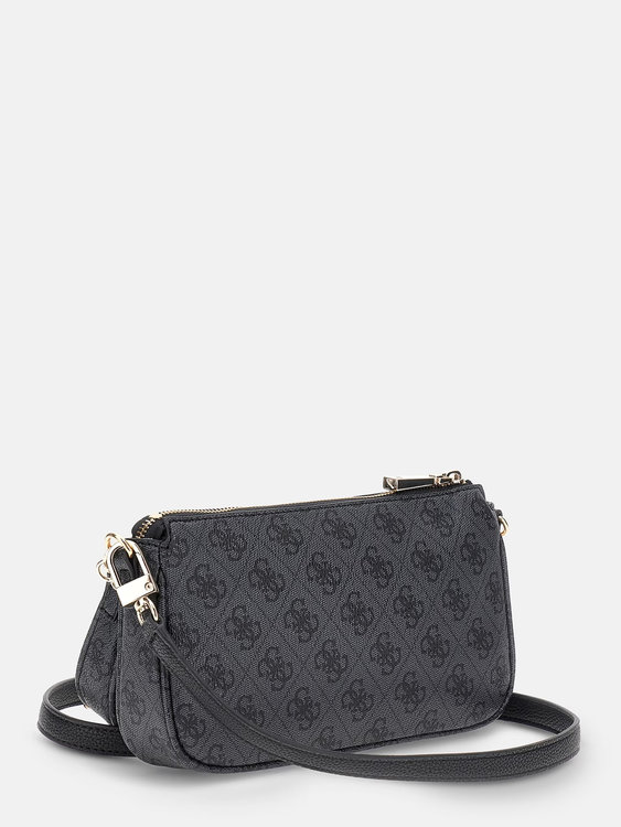 Noelle 4G crossbody – GUESS, Černá, Šedá barva Ženy
