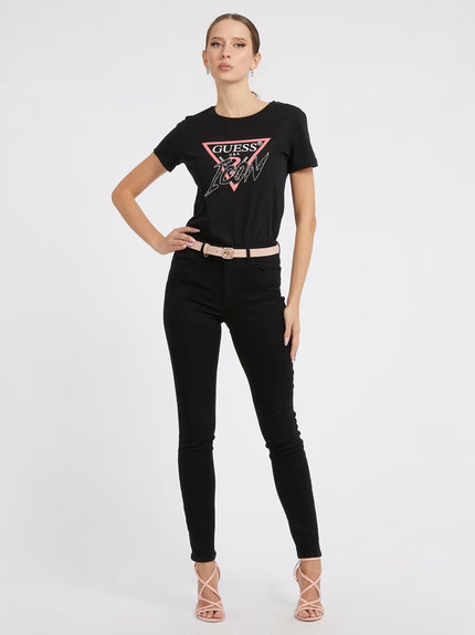 Módní Icon triko, Černá barva, 2023