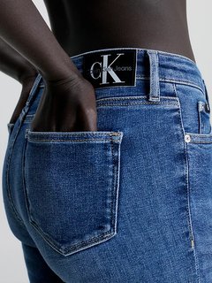 Luxusní Mid Rise Skinny jeany, Modrá barva, 25/30, 26/30, 27/30, 28/30, 29/30