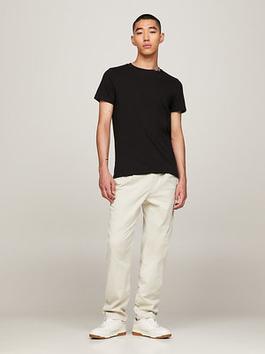 MW0MW32572-BDS triko s/s – Tommy Hilfiger, Černá barva Muži