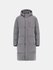 Space Long péřový kabát Šedá barva Muži