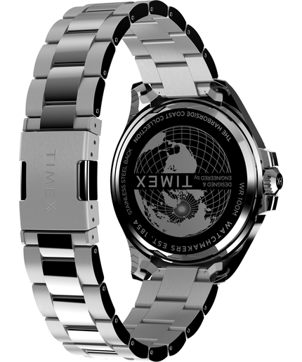 Módní Harborside Coast hodinky, Modrá, Stříbrná barva, 2023