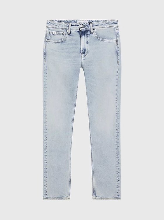 Slim Taper jeans Modrá barva Muži