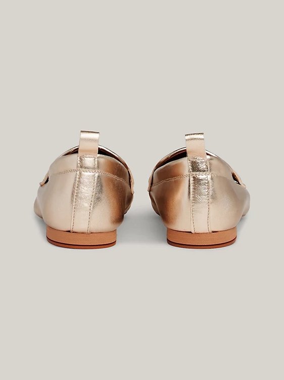 Luxusní TH Leather mokasíny, Zlatá barva, 37, 38, 39