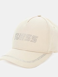 Luxusní Rhinestones Baseball kšiltovka, Krémová barva, ONE