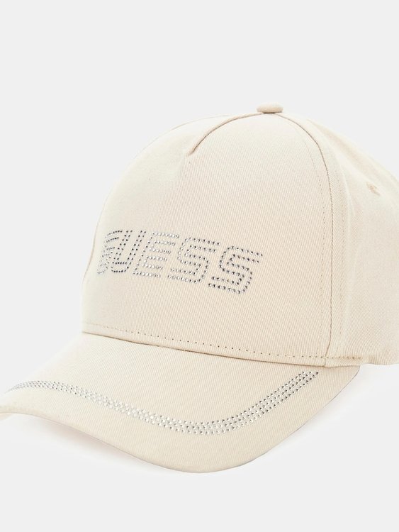 Luxusní Rhinestones Baseball kšiltovka, Krémová barva, ONE