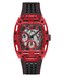 GUESS – Phoenix hodinky, Černá, Červená barva