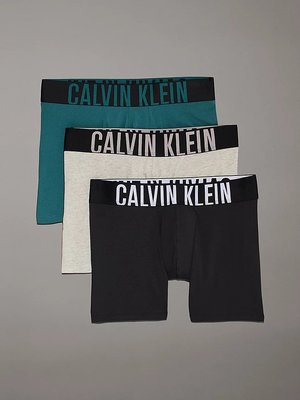 Intense Power boxery 3ks Béžová, Černá, Zelená barva Muži