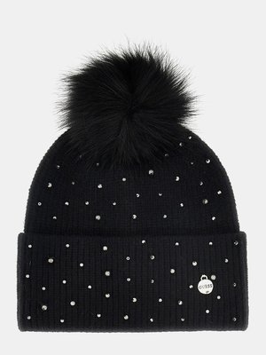 GUESS – Beanie čepice, Černá barva
