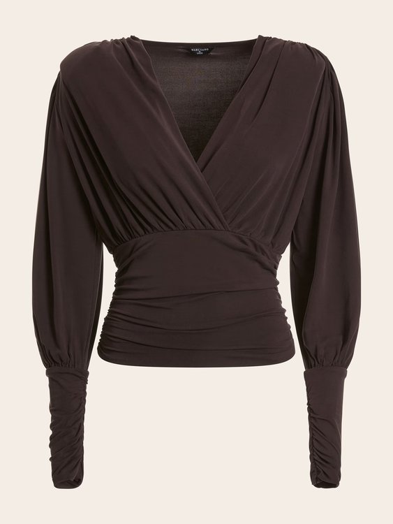 Natalia top Hnědá barva Ženy