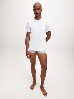Tričko 3ks – Calvin Klein Underwear, Bílá, Černá, Šedá barva Muži