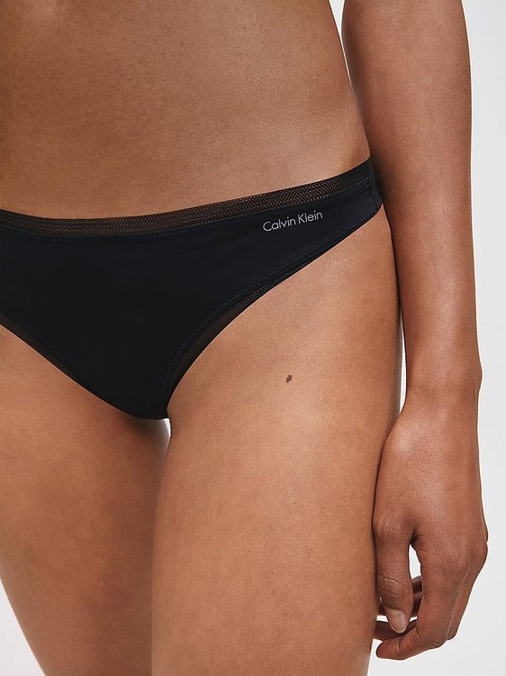 Luxusní Tanga Sculpted, Černá barva, XS, S, M, L