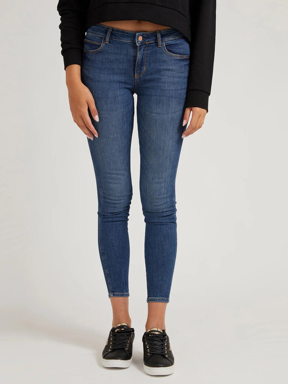 Guess – Shaping fit jeans, Modrá barva