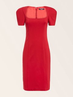 Módní Rosetta ponti šaty, Červená barva, 2022 1