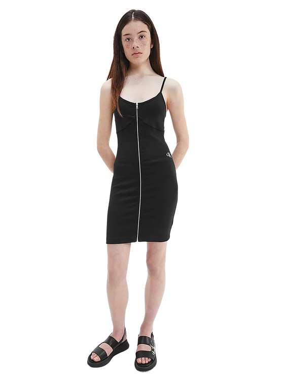 Bodycon šaty – Calvin Klein Jeans, Černá barva Ženy