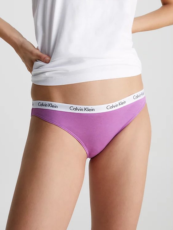 Carousel bikiny 3ks – Calvin Klein Underwear, Béžová, Fialová, Šedá barva Ženy