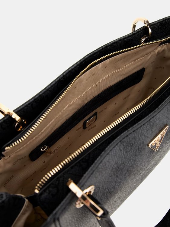 Módní Noelle kabelka, Černá barva, 2023