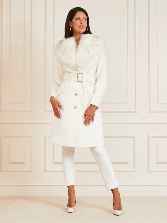 Alice kabát – Marciano, Bílá barva Ženy