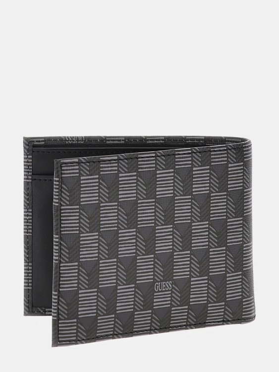 Mito Eco peněženka – GUESS, Černá barva Muži