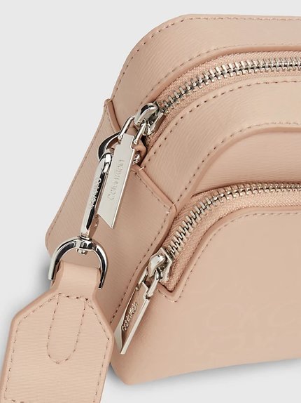 Módní CK Must Camera crossbody, Béžová, Hnědá barva, 2024