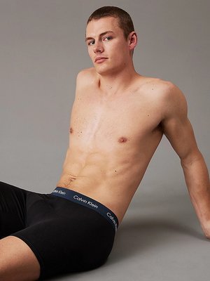 Cotton Stretch boxery 5ks – Calvin Klein Underwear, Černá barva Muži