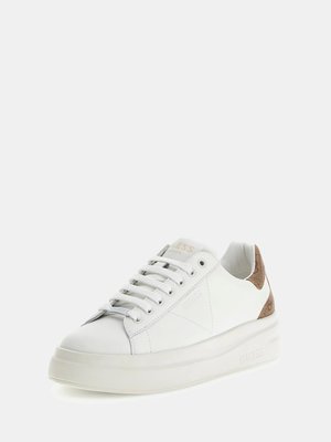 GUESS – Elbina tenisky, Béžová, Bílá barva