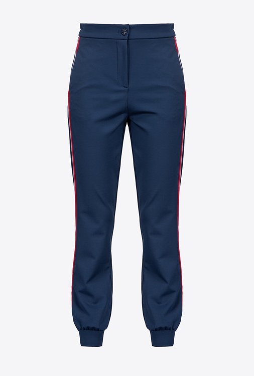 Pinko – Predappio kalhoty, Modrá, Navy barva