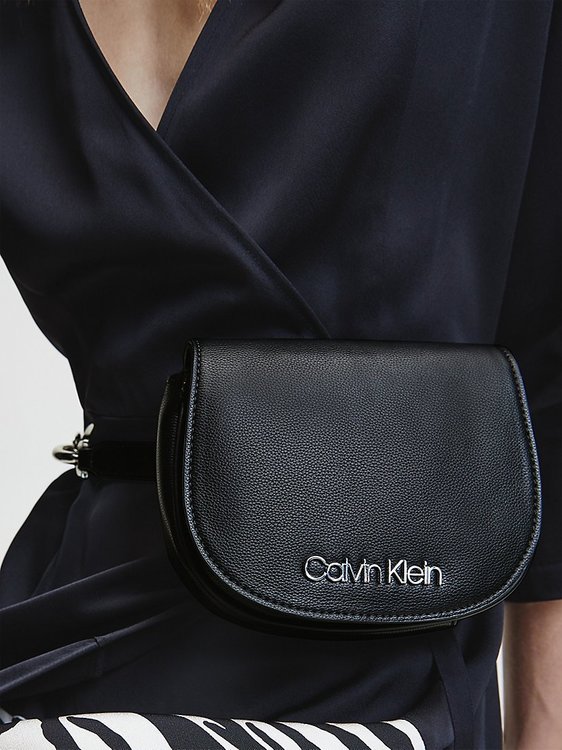 Luxusní Kabelka CK Chain Belt, Černá barva, OS