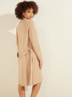 Guess, Béžová, Krémová barva Clarissa cardigan