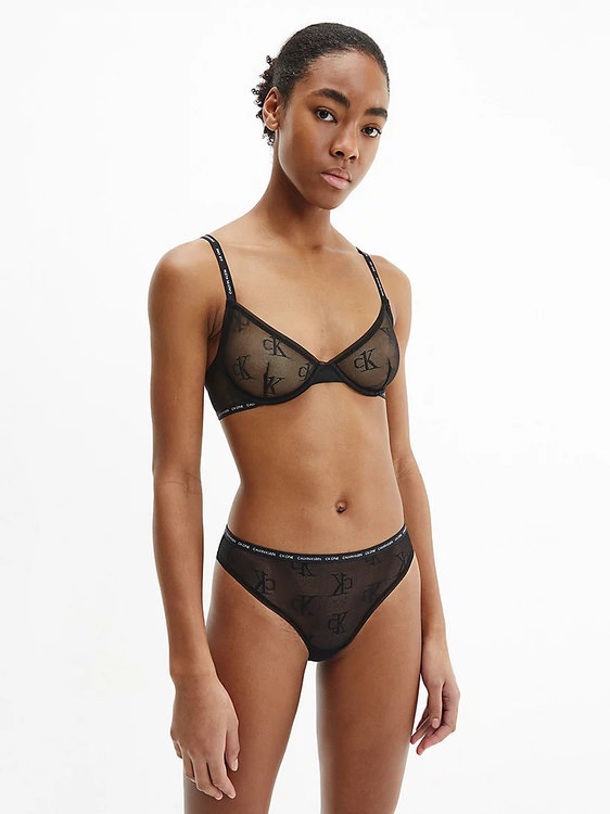 CK One logo bikiny Černá barva Ženy 1