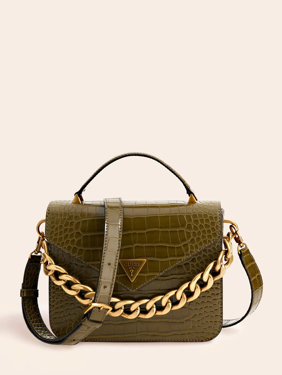 Retour croc kabelka – Guess, Khaki barva Ženy